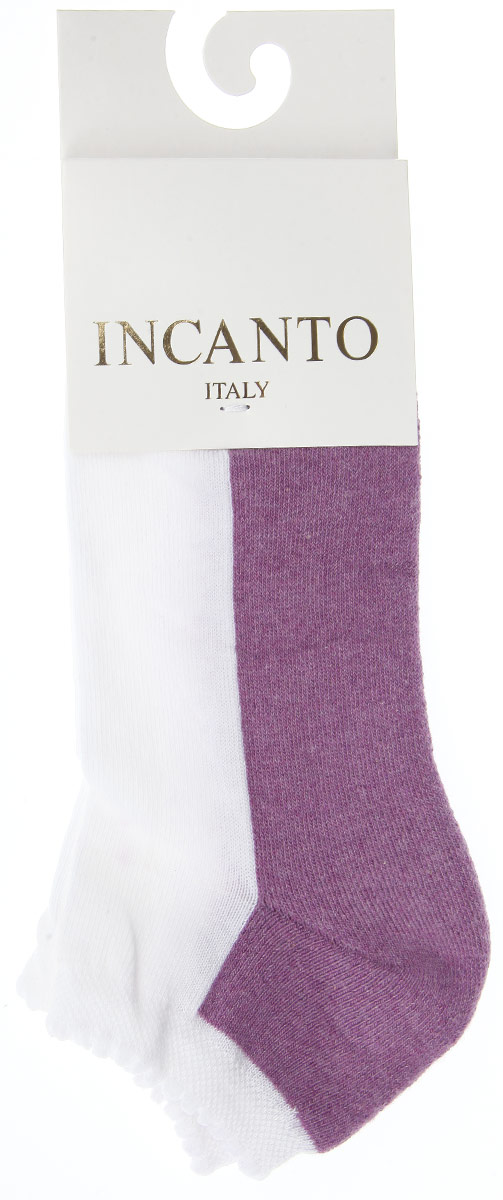 НоскиIBD731004_Bianco, Aqua НоскиIBD731004_Bianco, AquaЖенские носки Incanto Collant с невысоким паголенком изготовлены из высококачественного сырья. По паголенку проходит кружевной узор подковки. Модель дополнена махровыми вставками. Носки очень мягкие на ощупь, а резинка плотно облегает ногу, не сдавливая ее, благодаря чему вам будет комфортно и удобно.