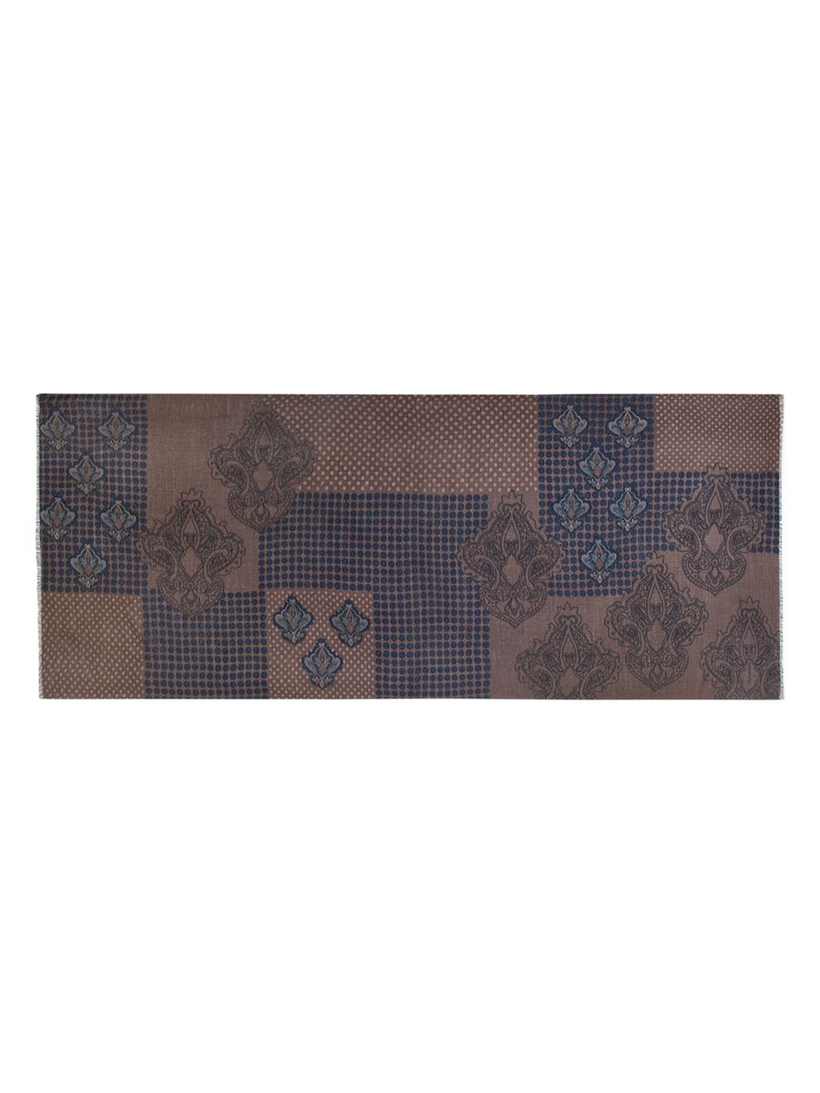 ШарфS41-0770 ШарфS41-0770Элегантный мужской шарф Eleganzza согреет вас в холодное время года, а также станет изысканным аксессуаром, который призван подчеркнуть ваш стиль и индивидуальность. Оригинальный и стильный шарф выполнен из высококачественной 100% шерсти, он оформлен принтом в горох и украшен тонкой бахромой по краю. Такой шарф станет превосходным дополнением к любому наряду, защитит вас от ветра и холода, и позволит вам создать свой неповторимый стиль.