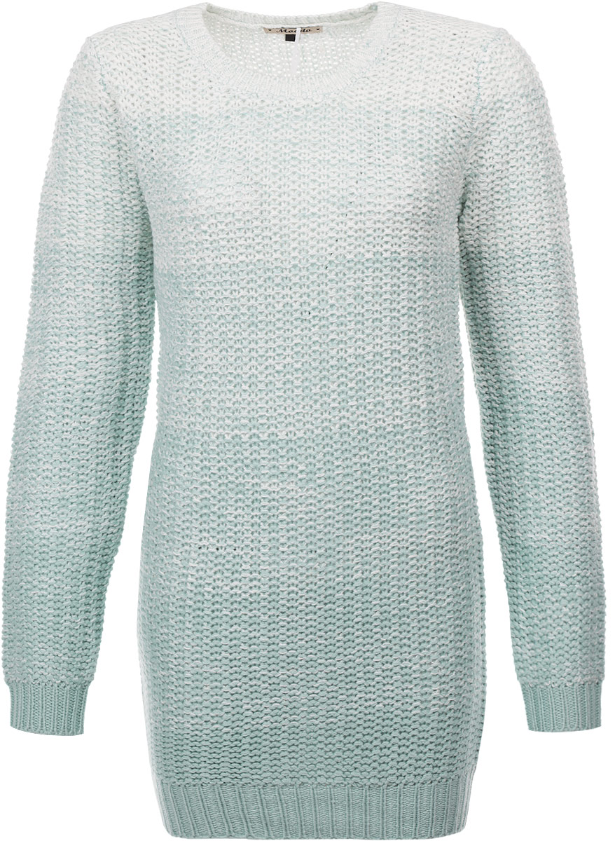 ДжемперZ-SW-1810 AQUA MEL ДжемперZ-SW-1810 AQUA MELСтильный женский джемпер Moodo, изготовленный из высококачественной акриловой пряжи, мягкий и приятный на ощупь, не сковывает движений и обеспечивает наибольший комфорт. Модель с круглым вырезом горловины и длинными рукавами реглан великолепно подойдет для создания современного образа в стиле Casual. Джемпер оформлен оригинальным цветовым градиентом. Манжеты рукавов и низ джемпера связаны резинкой. Этот джемпер послужит отличным дополнением к вашему гардеробу. В нем вы всегда будете чувствовать себя уютно и комфортно в прохладную погоду.