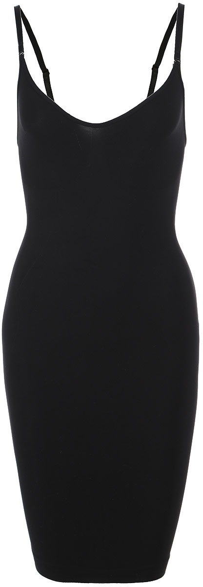 Корректирующее белье810135_Nero Корректирующее белье810135_NeroКорректирующее утягивающее платье-грация Control Body Plus, выполненное из высококачественной эластичной микрофибры, сделает вашу фигуру неотразимой! Бесшовная модель на тонких регулируемых бретелях прекрасно утягивает живот и талию, убирает складочки на спине, приподнимает ягодицы. Сильная коррекция талии и живота сделает силуэт тонким и грациозным. Дополнительная поддержка спины улучшит осанку. Платье-грация снабжено дополнительными силиконовыми бретелями. Микрофибра - гигиеническая дышащая ткань, которая не вызывает аллергию. Воздухопроницаемость обеспечивается малым сечением нити. Из-за особых свойств микрофибры одежда из нее всесезонна: летом она не впитывает влагу, а зимой отлично сохраняет тепло. Структура волокна делает ткань приятной для тела, мягкой и бархатистой.