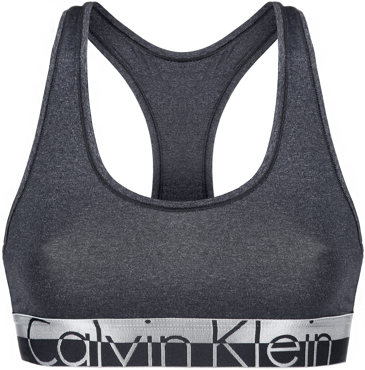 ТопQF1335E ТопQF1335EФункциональный топ-бра Calvin Klein, выполненный из высококачественного эластичного материала, идеально подойдет для активного отдыха и занятий фитнесом. Материал очень мягкий и приятный на ощупь, хорошо вентилируется. Модель на широких бретелях с круглым вырезом горловины и спинкой-борцовкой прекрасно повторяет контуры тела и не сковывает движений. Нижний край изделия дополнен комфортной эластичной резинкой, оформленной надписями с названием бренда. Такая модель подарит вам комфорт в течение дня и станет отличным дополнением к вашему гардеробу.