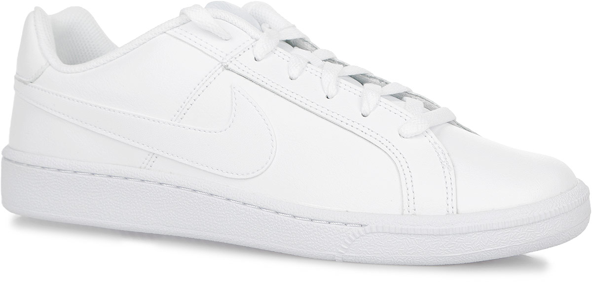 Кеды749747-111 Кеды749747-111Стильные мужские кеды Court Royale от Nike покорят вас с первого взгляда! Модель выполнена из натуральной и искусственной кожи. Обувь по бокам оформлена логотипом бренда, язычок из текстиля - фирменной нашивкой. Фиксируется модель на стопе при помощи шнуровки. Стелька из EVA с текстильной поверхностью и подкладка из текстиля гарантируют комфорт. Прочная резиновая подошва с рельефным рисунком обеспечивает сцепление с любой поверхностью. Кеды, отличающиеся лаконичным дизайном, станут идеальным вариантом для ежедневного использования.