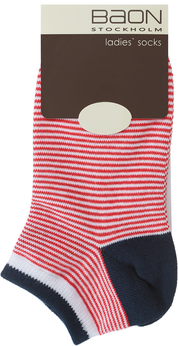 Носки женские. B396018B396018_COLD GREY MELANGE STRIPED Носки женские. B396018B396018_COLD GREY MELANGE STRIPEDЖенские носки Baon, выполненные из хлопка и полиэстера, очень мягкие и приятные на ощупь, позволяют коже дышать, обеспечивая комфорт. Модель с укороченной манжетой выполнена с усиленной пяткой и мыском, что обеспечивает ее прочность и износостойкость. Резинка плотно облегает ногу, не сдавливая ее, благодаря чему вам будет комфортно и удобно. Изделие оформлено принтом в мелкую полоску.
