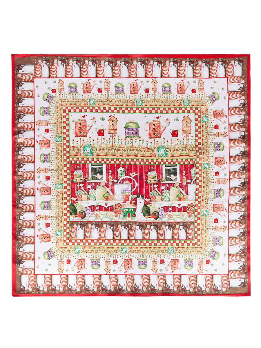 Платок женский. SS03-7782SS03-7782 Платок женский. SS03-7782SS03-7782Стильный женский платок Eleganzza станет великолепным завершением любого наряда. Платок изготовлен из высококачественного шелка и оформлен оригинальным принтом. Классическая квадратная форма позволяет носить платок на шее, украшать им прическу или декорировать сумочку. Такой платок превосходно дополнит любой наряд и подчеркнет ваш неповторимый вкус и элегантность.