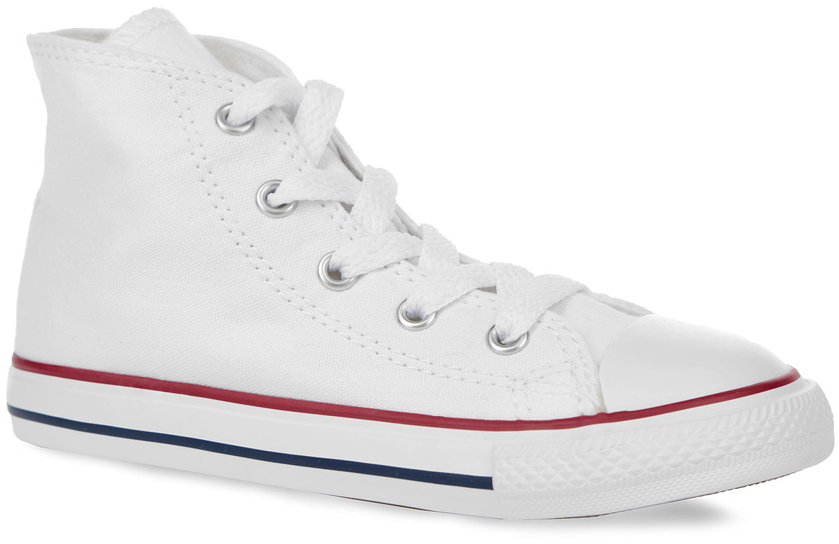 Кеды детские INF Chuck Taylor All Star Hi. 7J253SS16/7J233SS167J253SS16 Кеды детские INF Chuck Taylor All Star Hi. 7J253SS16/7J233SS167J253SS16Высокие детские кеды INF Chuck Taylor All Star Hi от Converse придутся по душе вашему ребенку! Модель выполнена из текстиля и оформлена сбоку фирменной термоаппликацией, на мысе - прорезиненной накладкой, на подошве - контрастными полосками. Классическая шнуровка обеспечивает надежную фиксацию обуви на ноге. Стелька из материала EVA с текстильной поверхностью комфортна при движении. Резиновая рельефная подошва обеспечивает идеальное сцепление с различными поверхностями. Модные и практичные кеды - основа гардероба каждого ребенка.