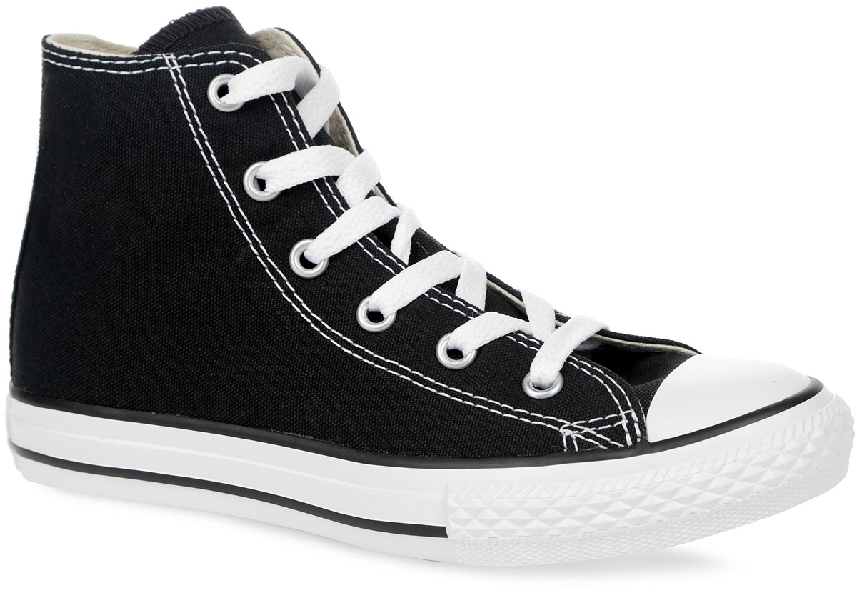 Кеды детские YTHS Chuck Taylor All Star Hi. 3J232SS163J231SS16 Кеды детские YTHS Chuck Taylor All Star Hi. 3J232SS163J231SS16Высокие детские кеды YTHS Chuck Taylor All Star Hi от Converse придутся по душе вашему ребенку! Модель выполнена из плотного текстиля и оформлена контрастной прострочкой, на одной из боковых сторон - металлическими люверсами и фирменной термоаппликацией, на подошве - прорезиненной накладкой и контрастными полосками. Мыс изделия дополнен классической для кед прорезиненной вставкой. Классическая шнуровка обеспечивает надежную фиксацию обуви на ноге. Стелька из материала EVA с текстильной поверхностью комфортна при движении. Резиновая рельефная подошва обеспечивает идеальное сцепление с различными поверхностями. Модные и практичные кеды - основа гардероба каждого ребенка.