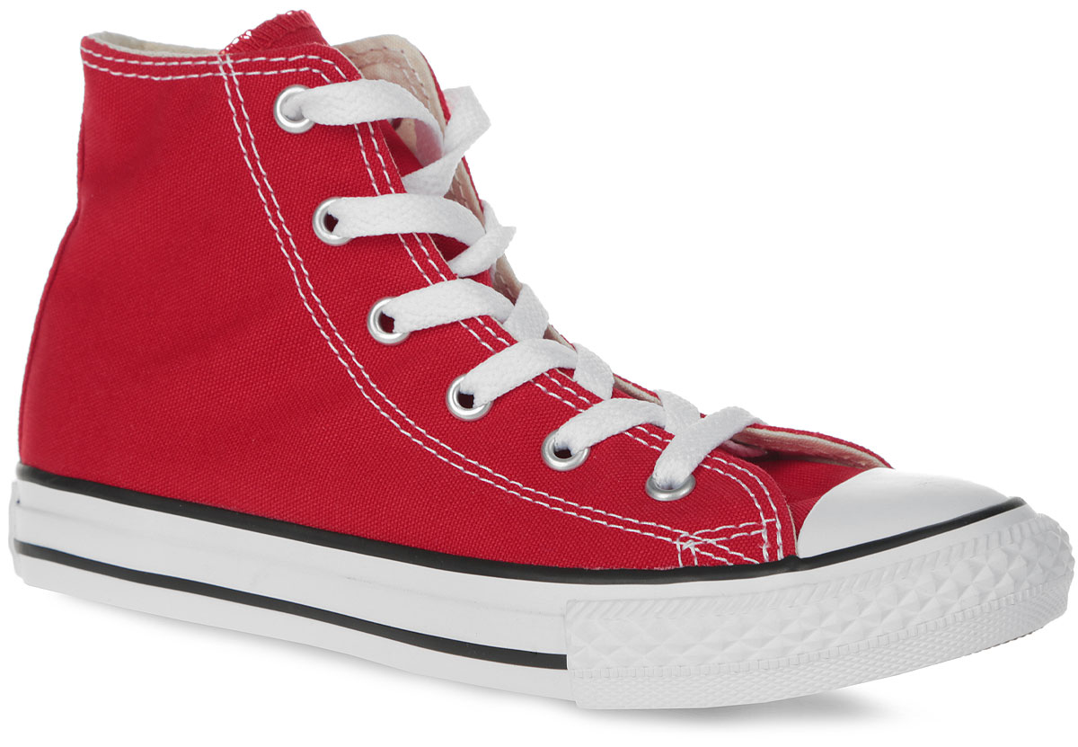 Кеды детские YTHS Chuck Taylor All Star Hi. 3J232SS163J231SS16 Кеды детские YTHS Chuck Taylor All Star Hi. 3J232SS163J231SS16Высокие детские кеды YTHS Chuck Taylor All Star Hi от Converse придутся по душе вашему ребенку! Модель выполнена из плотного текстиля и оформлена контрастной прострочкой, на одной из боковых сторон - металлическими люверсами и фирменной термоаппликацией, на подошве - прорезиненной накладкой и контрастными полосками. Мыс изделия дополнен классической для кед прорезиненной вставкой. Классическая шнуровка обеспечивает надежную фиксацию обуви на ноге. Стелька из материала EVA с текстильной поверхностью комфортна при движении. Резиновая рельефная подошва обеспечивает идеальное сцепление с различными поверхностями. Модные и практичные кеды - основа гардероба каждого ребенка.