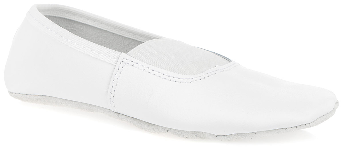 Чешки детские. 41064106 Чешки детские. 41064106Детские чешки от Скороход предназначены для занятий танцами и гимнастики. Модель полностью изготовлена из натуральной кожи, благодаря чему впитывает влагу и позволяет коже ног дышать. Стелька из натуральной кожи съемная. Подъем дополнен вставкой из эластичной резинки для лучшего прилегания и фиксации чешек на ноге. Подошва из натуральной кожи предотвращает скольжение.