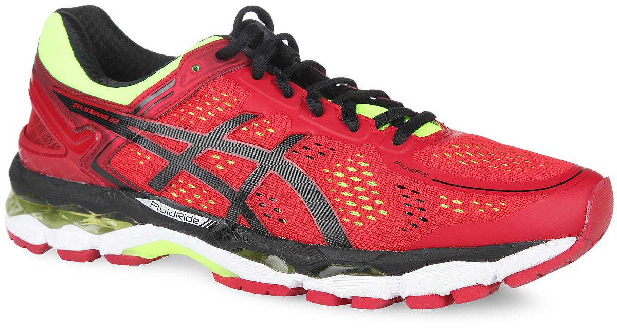 Кроссовки мужские для бега Gel-Kayano 22. T547NT547N-2490 Кроссовки мужские для бега Gel-Kayano 22. T547NT547N-2490Стильные мужские кроссовки для бега Gel-Kayano 22 от Asics создают необходимый комфорт и гибкость во время длительных тренировок. Верх модели выполнен из сетчатого текстиля FluidFit с отделкой из полимерных материалов. Бесшовная конструкция верха с внутренними поддерживающими лентами является главным нововведением Gel-Kayano 22. Светоотражающие вставки 3M обеспечивают безопасность в темное время суток. Экзоскелетный задник доводит до совершенства поддержку пятки. Модель с классической системой шнуровки. Внутренняя отделка исполнена из мягкого текстильного материала. Система распределения удара (I.G.S.) использует связанные компоненты для улучшения поступи от приземления и до отрыва носка. Съемная стелька EVA с поверхностью из текстиля повторяет форму стопы. Подошва выполнена из дутого материала Ahar+ с усовершенствованной амортизацией. Динамическая система DuoMax предназначен для поддержки стопы и стабильности. Направляющая GuidanceLine распределяет давление и...