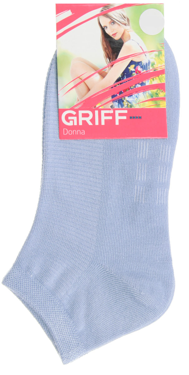 НоскиD4U5 НоскиD4U5Женские укороченные носки Griff изготовлены из высококачественного сырья. Однотонные носки очень мягкие на ощупь, а широкая резинка плотно облегает ногу, не сдавливая ее, благодаря чему вам будет комфортно и удобно. Усиленная пятка и мысок обеспечивают надежность и долговечность.