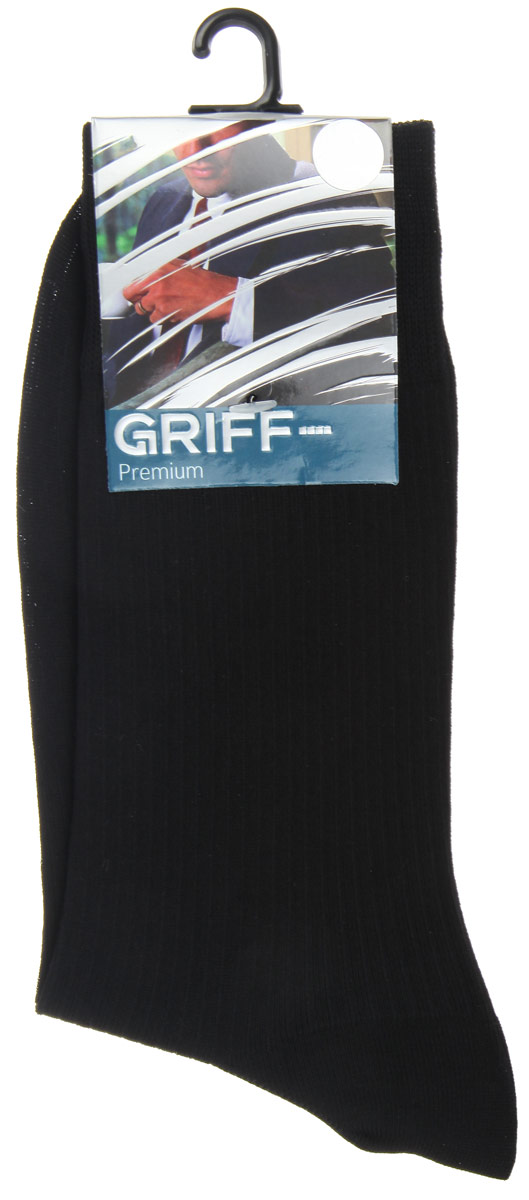 НоскиE4 НоскиE4Мужские носки Griff Premium изготовлены из высококачественного сырья с добавлением полиамидных волокон, которые обеспечивают великолепную посадку. Носки отличаются элегантным внешним видом. Удобная широкая резинка идеально облегает ногу и не пережимает сосуды, усиленные пятка и мысок повышают износоустойчивость носка, а удлиненный паголенок придает более эстетичный вид.