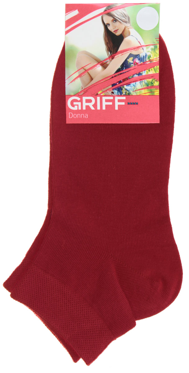 НоскиD4U3 НоскиD4U3Женские укороченные носки Griff изготовлены из высококачественного сырья. Однотонные носки очень мягкие на ощупь, а широкая резинка плотно облегает ногу, не сдавливая ее, благодаря чему вам будет комфортно и удобно. Усиленная пятка и мысок обеспечивают надежность и долговечность.