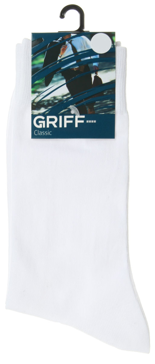 НоскиA1 НоскиA1Мужские носки Griff Classic изготовлены из высококачественного сырья с добавлением полиамидных волокон, которые обеспечивают великолепную посадку. Носки отличаются элегантным внешним видом. Удобная широкая резинка идеально облегает ногу и не пережимает сосуды, усиленные пятка и мысок повышают износоустойчивость носка, а удлиненный паголенок придает более эстетичный вид.