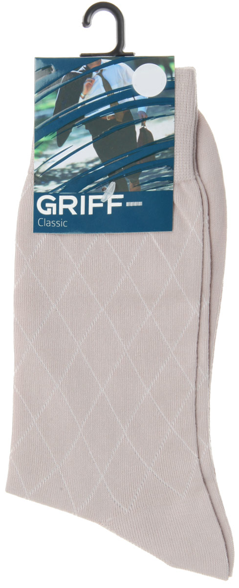 НоскиA5 НоскиA5Мужские носки Griff Classic изготовлены из высококачественного сырья с добавлением полиамидных волокон, которые обеспечивают великолепную посадку. Носки отличаются элегантным внешним видом. Удобная широкая резинка идеально облегает ногу и не пережимает сосуды, усиленные пятка и мысок повышают износоустойчивость носка, а удлиненный паголенок придает более эстетичный вид.