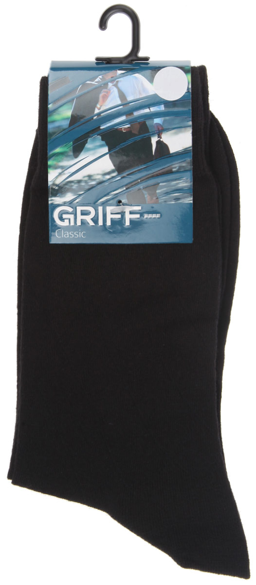 НоскиA5 НоскиA5Мужские носки Griff Classic изготовлены из высококачественного сырья с добавлением полиамидных волокон, которые обеспечивают великолепную посадку. Носки отличаются элегантным внешним видом. Удобная широкая резинка идеально облегает ногу и не пережимает сосуды, усиленные пятка и мысок повышают износоустойчивость носка, а удлиненный паголенок придает более эстетичный вид.