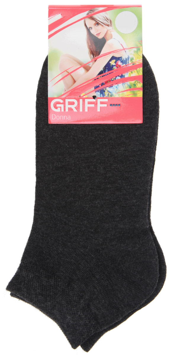 НоскиD4U3 НоскиD4U3Женские укороченные носки Griff изготовлены из высококачественного сырья. Однотонные носки очень мягкие на ощупь, а широкая резинка плотно облегает ногу, не сдавливая ее, благодаря чему вам будет комфортно и удобно. Усиленная пятка и мысок обеспечивают надежность и долговечность.