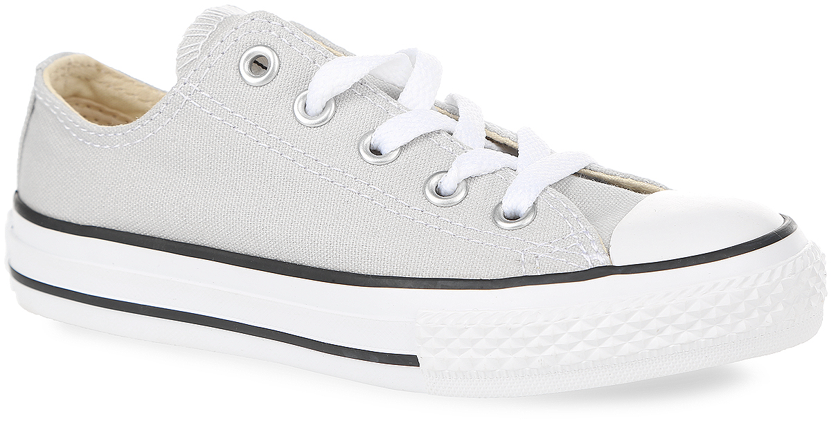Кеды детские Chuck Taylor All Star. 351179351179 Кеды детские Chuck Taylor All Star. 351179351179Классические детские кеды Chuck Taylor All Star от Converse придутся по душе вашему ребенку! Модель выполнена из плотного текстиля и оформлена на одной из боковых сторон металлическими люверсами, на подошве - прорезиненной накладкой и контрастными полосками, на язычке - фирменной текстильной нашивкой. Мыс изделия дополнен классической для кед прорезиненной вставкой. Классическая шнуровка обеспечивает надежную фиксацию обуви на ноге. Стелька из материала EVA с текстильной поверхностью комфортна при движении. Резиновая рельефная подошва обеспечивает идеальное сцепление с различными поверхностями. Модные и практичные кеды - основа гардероба каждого ребенка.