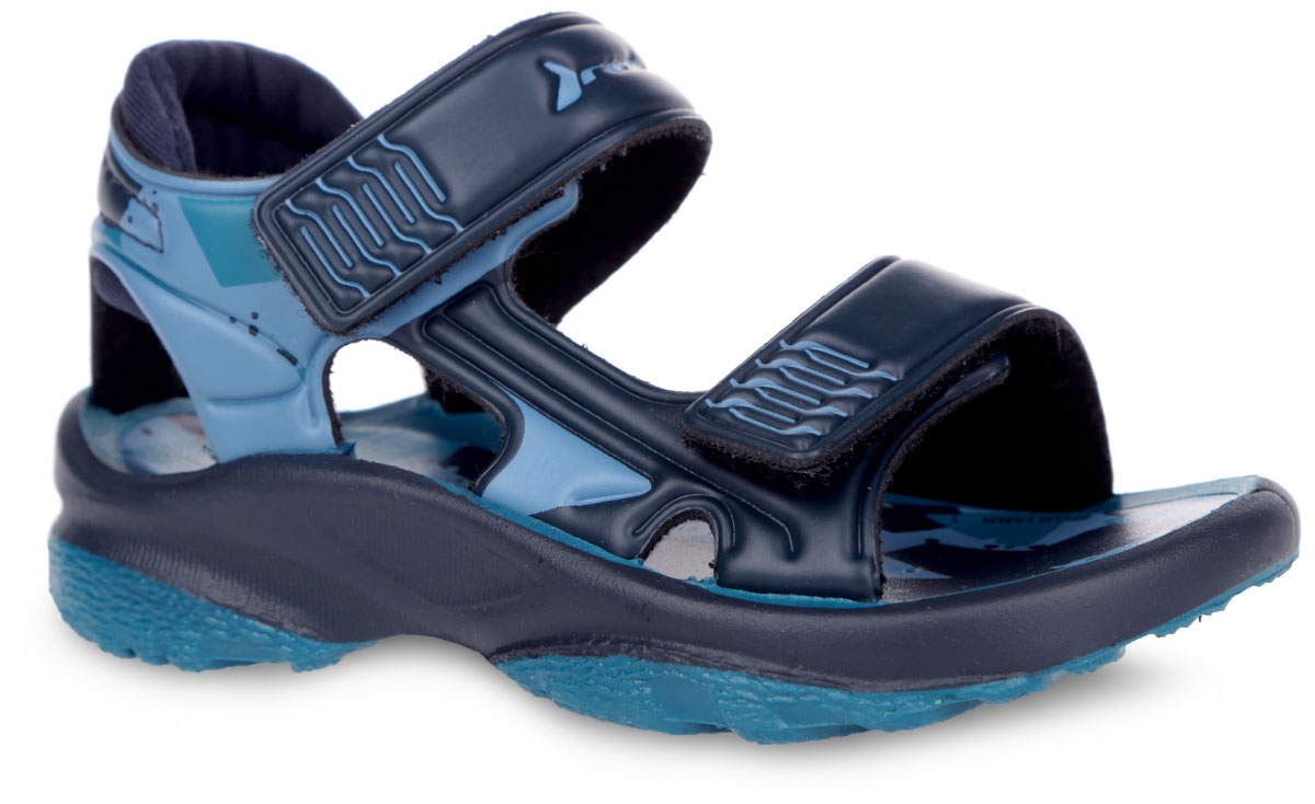 Сандалии для мальчика K2 Twist V Baby. 81694-24081694-24033 Сандалии для мальчика K2 Twist V Baby. 81694-24081694-24033Стильные сандалии K2 Twist V Baby от Rider придутся по душе вашему маленькому моднику. Верх модели выполнен из поливинилхлорида и оформлен оригинальным принтом. Задник и один из ремешков дополнены символикой бренда. Внутренняя часть, изготовленная из текстиля, гарантирует уют и предотвращает натирание. Стелька из ПВХ, выполненная в единой стилистике с верхом, предотвращает выскальзывание ноги. Ремешки на застежке-липучке с дополнительной поддержкой пяточной части надежно зафиксируют обувь на ноге. Рельефное основание подошвы обеспечивает уверенное сцепление с любой поверхностью. Удобные сандалии прекрасно подойдут для походов на пляж или прогулок.