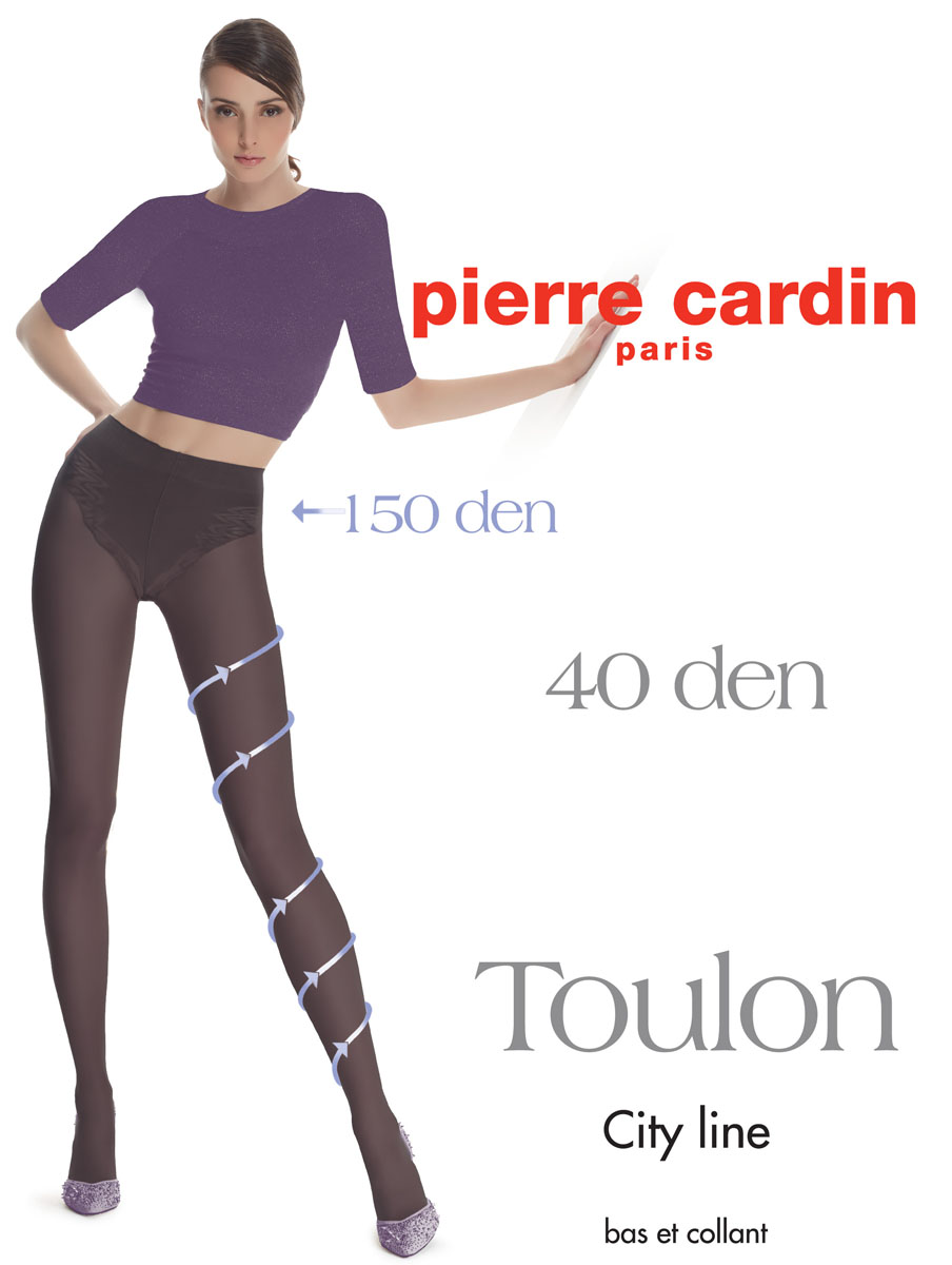 Колготки Toulon 40Cr Toulon 40 Колготки Toulon 40Cr Toulon 40Стильные классические колготки Pierre Cardin Toulon, изготовленные из эластичного полиамида с добавлением хлопка, идеально дополнят ваш образ. Колготки шелковистые, матовые, эластичные, они легко тянутся, что делает их комфортными в носке. Гладкие и мягкие на ощупь, они имеют плоские швы, ластовицу из хлопка, укрепленный прозрачный мысок и отформованную пятку. Соблюдено градуированное давление на ногу для максимального комфорта. Резинка на поясе обеспечивает комфортную посадку. Кружевные высокоэластичные трусики плотностью 150 ден утягивают бока и живот, делая фигуру более стройной. Идеальное облегание и комфорт гарантированы при каждом движении.