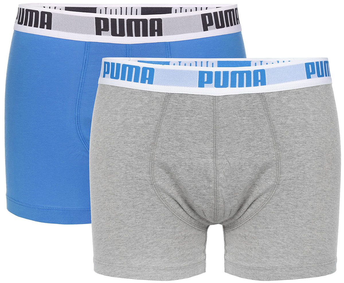 Трусы мужские Puma Basic Boxer 2P, 2 шт. 88886988886954 Трусы мужские Puma Basic Boxer 2P, 2 шт. 88886988886954Комплект классических трусов-боксеров Puma Basic Boxer 2P с широкой резинкой и надписью с названием бренда по поясу, выполнен из хлопка с содержанием эластана. Тонкие, мягкие, нежные и приятные к телу трусы подходят к любой фигуре и будут незаметны под одеждой. Модель создана для тех, кто предпочитает комфорт, практичность и современный дизайн. В комплекте 2 шт.