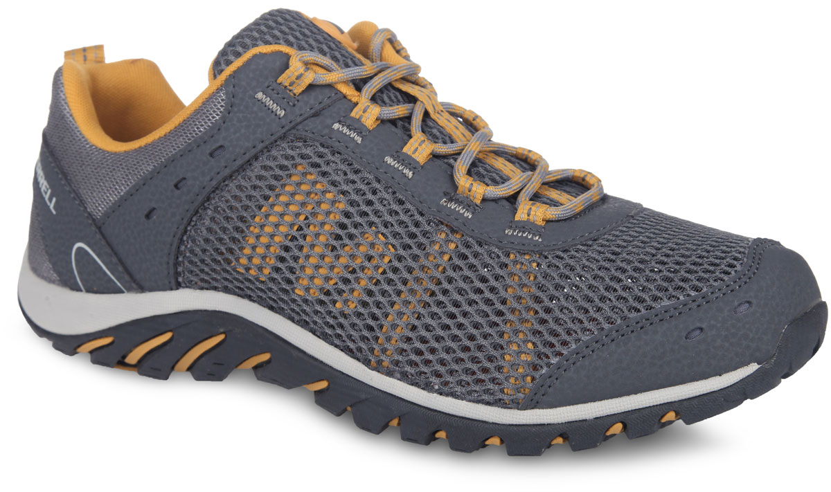 Кроссовки300971C Кроссовки300971CМужские кроссовки Tarim от Merrell выполнены из сетки с элементами из синтетической кожи. Подкладка из воздухопроницаемой сетки с антибактериальной пропиткой Aegis Antimicrobial предотвращает специфический запах и обеспечивает оптимальный микроклимат внутри ботинка. Съемная стелька из материала ЭВА. Промежуточная подошва из ЭВА с использованием технологии Air Cushion стабилизирует стопу и поглощает удары при ходьбе. Нейлоновый супинатор защищает и поддерживает свод стопы. Подошва Merrell гарантирует устойчивость на любой поверхности. Merrell - выбор тех, кто ценит качество и комфорт!