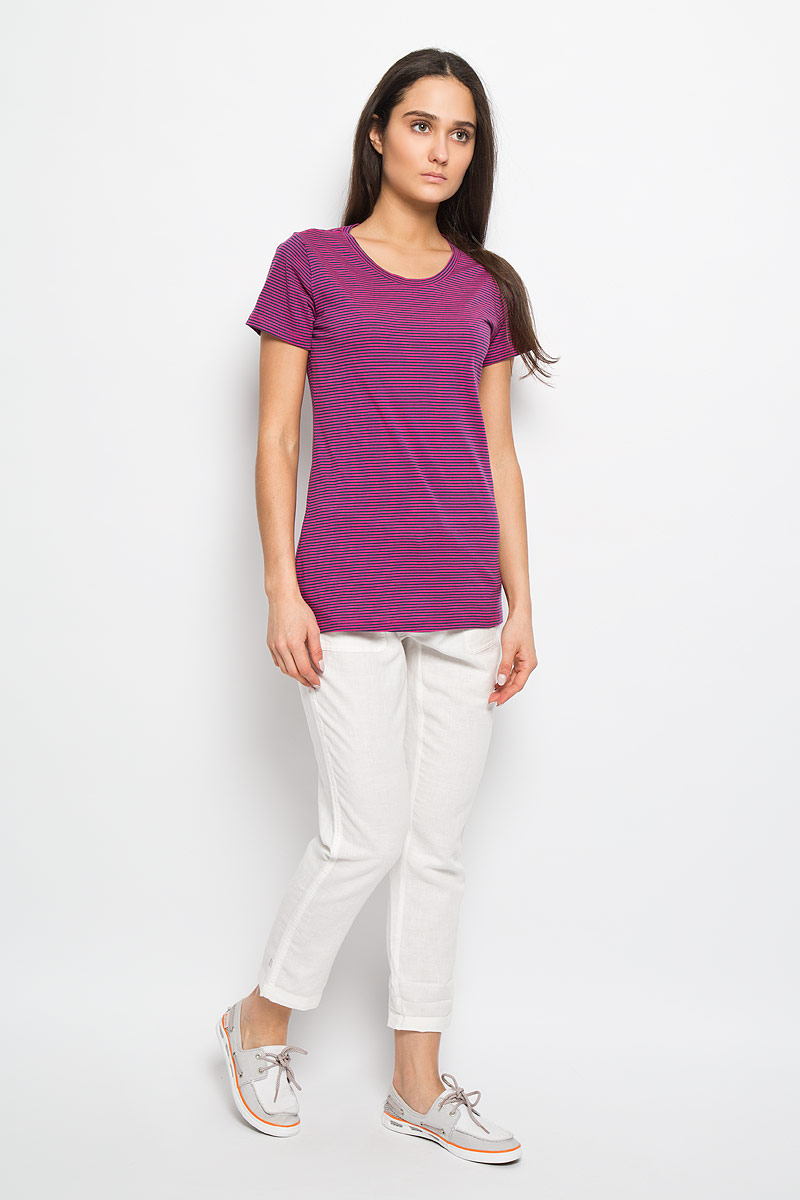 Футболка женская Everyday Kenzie Crew Neck Tee. 15792511579251_591 Футболка женская Everyday Kenzie Crew Neck Tee. 15792511579251_591Стильная женская футболка Columbia Everyday Kenzie Crew Neck Tee поможет создать отличный современный образ. Модель изготовлена из высококачественных материалов с оригинальной текстурой. Она очень мягкая, тактильно приятная, не сковывает движения и хорошо пропускает воздух. Футболка с круглым вырезом горловины и короткими рукавами оформлена оригинальным принтом. Такая футболка станет стильным дополнением к вашему гардеробу, она подарит вам комфорт в течение всего дня!