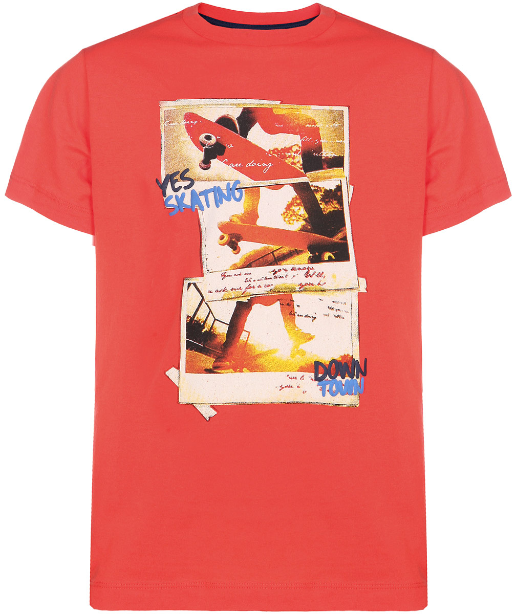 Футболка для мальчика. Ts-811/507-6235Ts-811/507-6235 Футболка для мальчика. Ts-811/507-6235Ts-811/507-6235Футболка для мальчика Sela станет отличным дополнением к детскому гардеробу. Изготовленная из натурального хлопка, она необычайно мягкая и приятная на ощупь, не сковывает движения и позволяет коже дышать, не раздражает даже самую нежную и чувствительную кожу ребенка, обеспечивая ему наибольший комфорт. Футболка с короткими рукавами и круглым вырезом горловины оформлена спереди термоаппликацией и выпуклой прорезиненной надписью. Вырез горловины дополнен трикотажной резинкой. Современный дизайн и расцветка делают эту футболку стильным предметом детской одежды. В ней юный модник будет чувствовать себя комфортно и всегда будет в центре внимания!