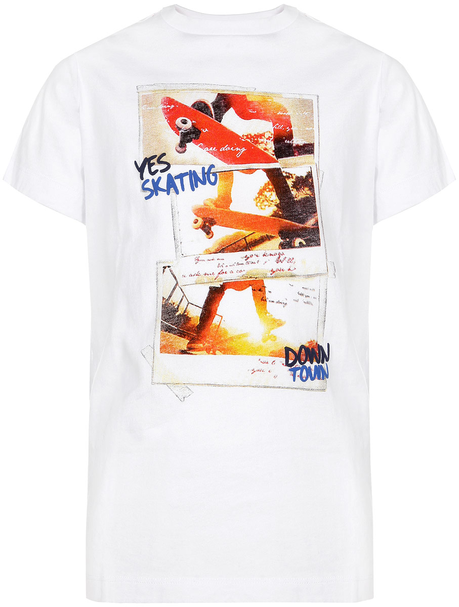 Футболка для мальчика. Ts-811/507-6235Ts-811/507-6235 Футболка для мальчика. Ts-811/507-6235Ts-811/507-6235Футболка для мальчика Sela станет отличным дополнением к детскому гардеробу. Изготовленная из натурального хлопка, она необычайно мягкая и приятная на ощупь, не сковывает движения и позволяет коже дышать, не раздражает даже самую нежную и чувствительную кожу ребенка, обеспечивая ему наибольший комфорт. Футболка с короткими рукавами и круглым вырезом горловины оформлена спереди термоаппликацией и выпуклой прорезиненной надписью. Вырез горловины дополнен трикотажной резинкой. Современный дизайн и расцветка делают эту футболку стильным предметом детской одежды. В ней юный модник будет чувствовать себя комфортно и всегда будет в центре внимания!
