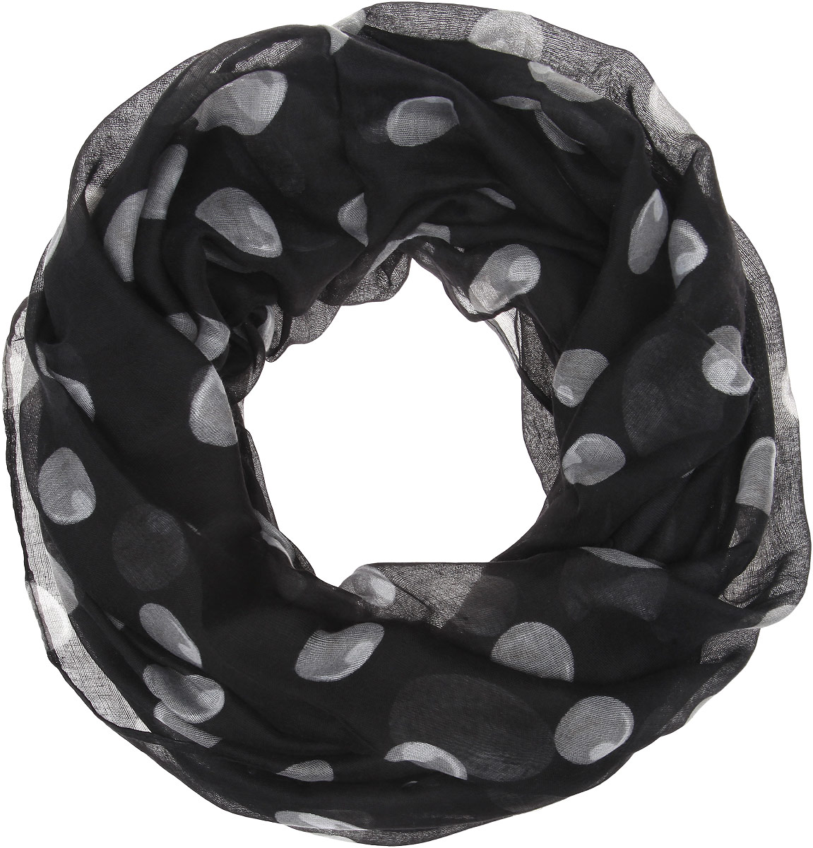 Спуд-хомут женский. L-SZ-2018 BLACKL-SZ-2018_BLACK Спуд-хомут женский. L-SZ-2018 BLACKL-SZ-2018_BLACKСтильный снуд-хомут Moodo станет изысканным аксессуаром, который призван подчеркнуть индивидуальность и очарование женщины. Модель, выполненная из высококачественного полиэстера, оформлена принтом в горох. Изделие очень легкое и приятное на ощупь. Этот модный аксессуар женского гардероба гармонично дополнит образ современной женщины, следящей за своим имиджем и стремящейся всегда оставаться стильной и элегантной.