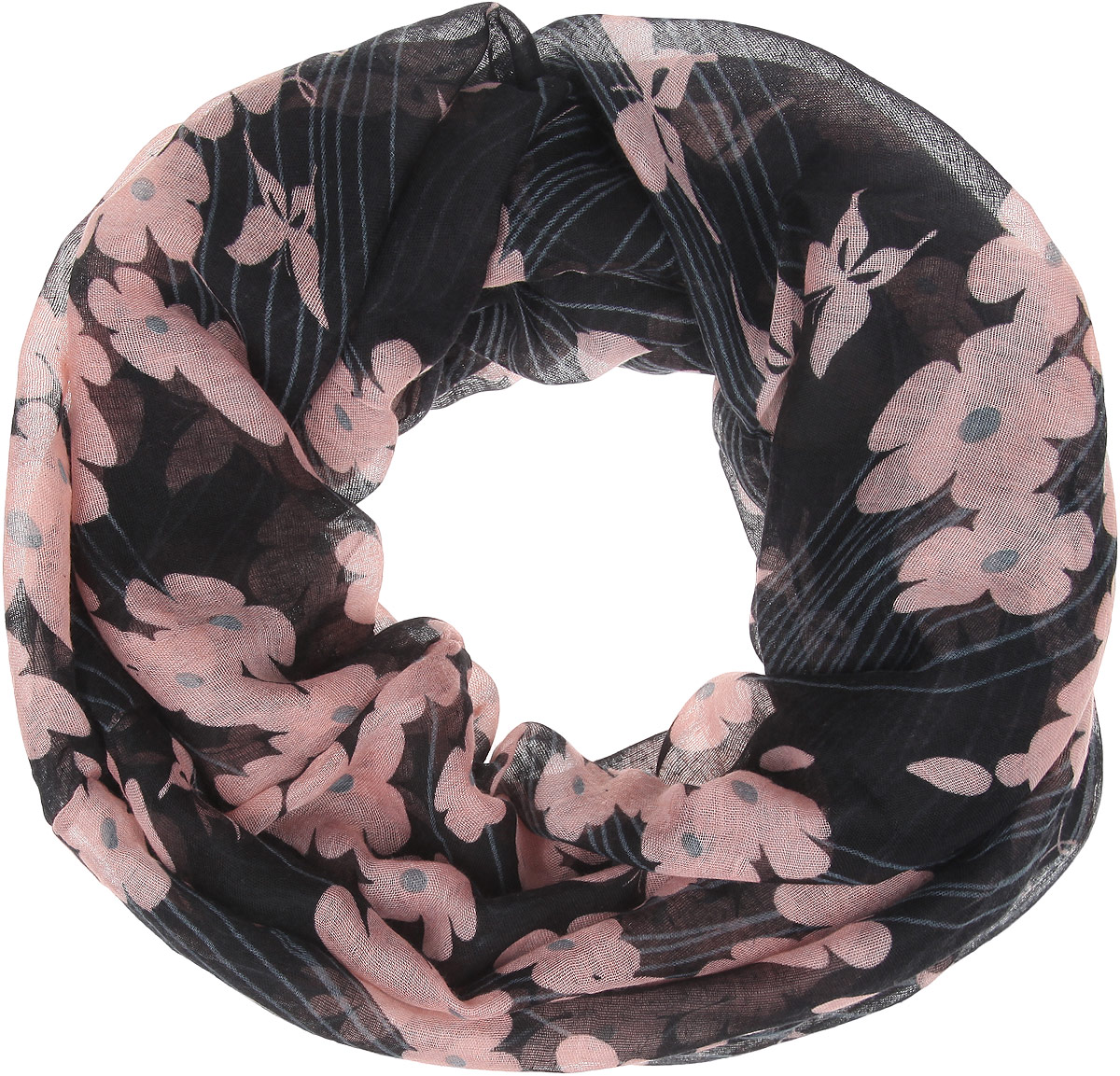 Снуд-хомут женский. L-SZ-2012L-SZ-2012_BLACK Снуд-хомут женский. L-SZ-2012L-SZ-2012_BLACKСтильный снуд-хомут Moodo станет изысканным аксессуаром, который призван подчеркнуть индивидуальность и очарование женщины. Модель, выполненная из высококачественного полиэстера, оформлена цветочным принтом. Изделие очень легкое и приятное на ощупь. Этот модный аксессуар женского гардероба гармонично дополнит образ современной женщины, следящей за своим имиджем и стремящейся всегда оставаться стильной и элегантной.
