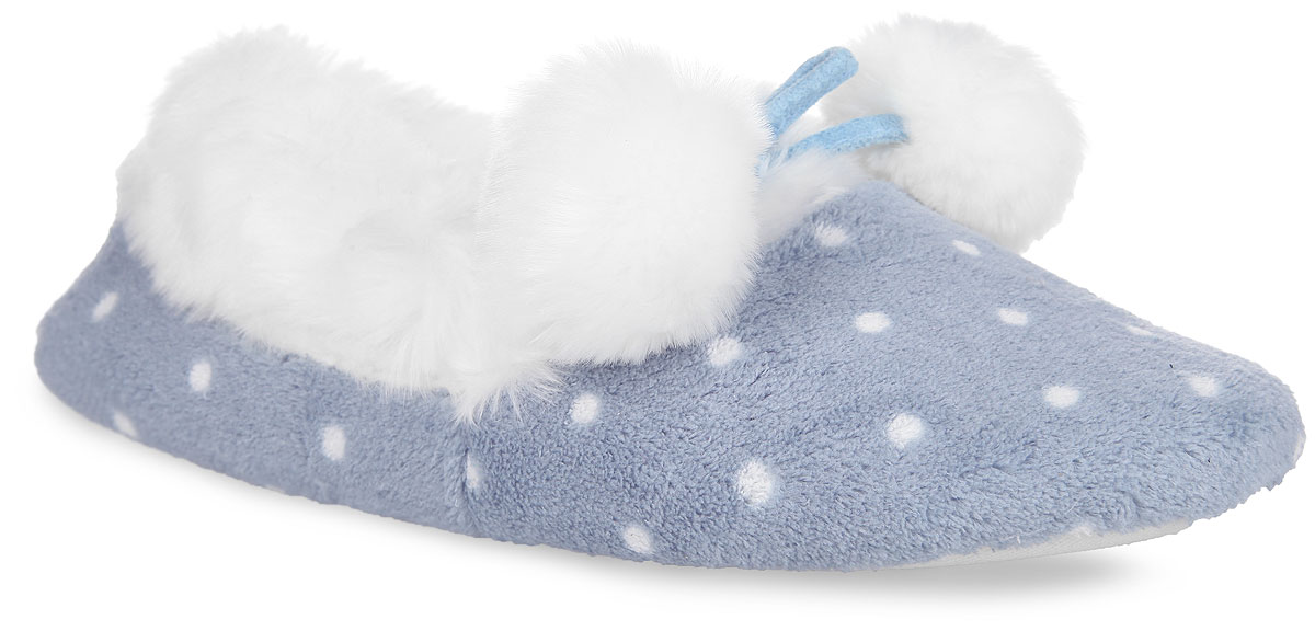 Шлепанцы  - серо-голубой цвет