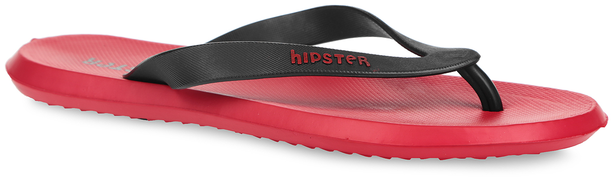 Шлепанцы  - красный, черный цвет