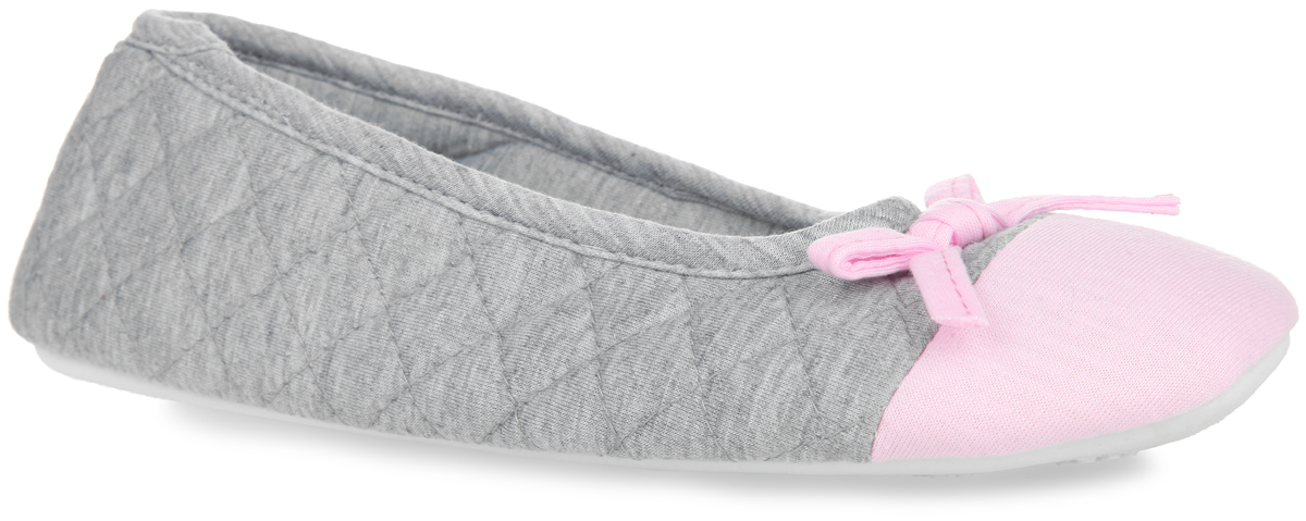 Шлепанцы  - серый, розовый цвет