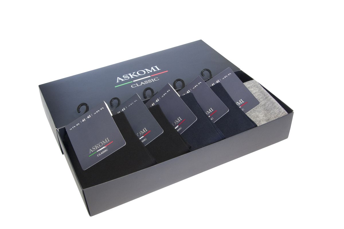 Носки мужские, 5 пар. AMN-7900AMN-7900 Носки мужские, 5 пар. AMN-7900AMN-7900Стильный подарочный набор из классических цветов с идеальной мягкостью.