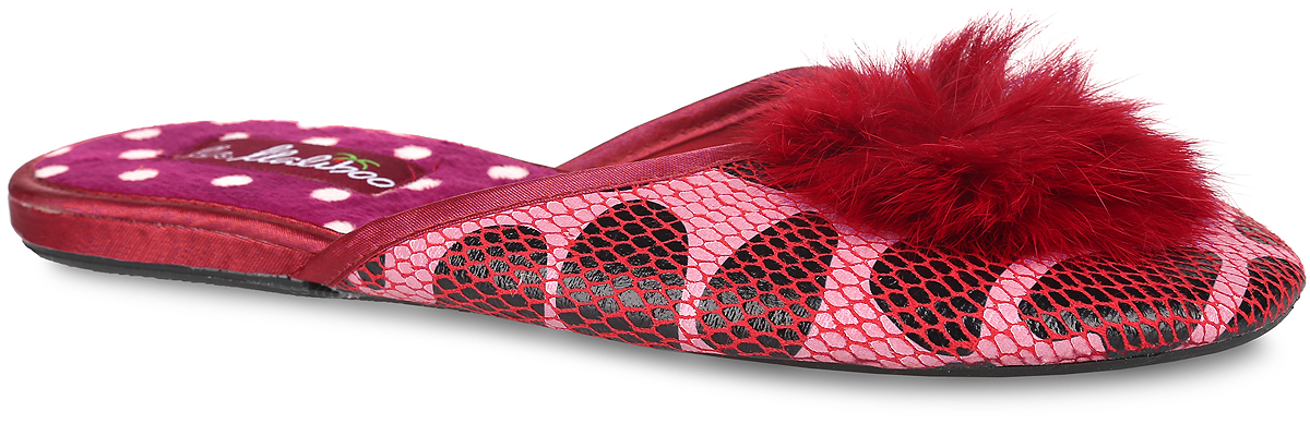 Шлепанцы  - бордовый, розовый, черный цвет