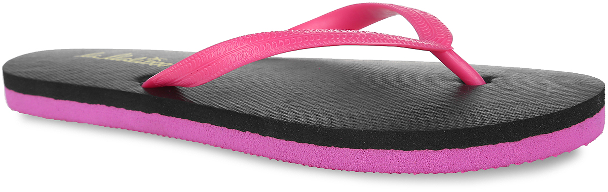 Шлепанцы  - черный, розовый цвет
