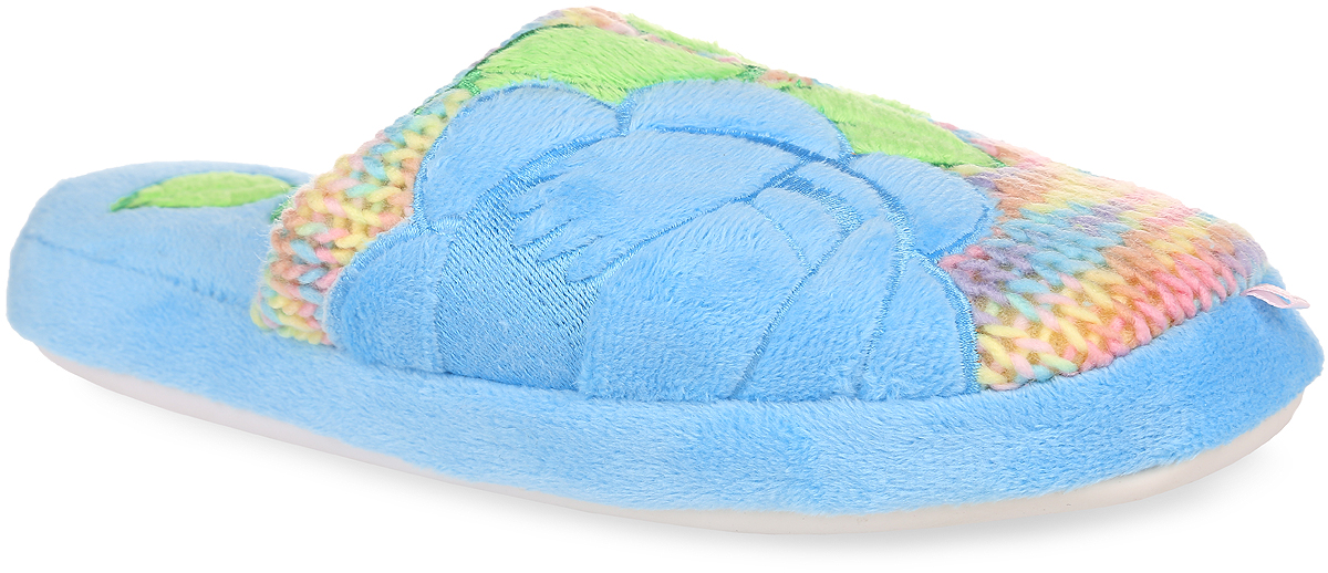 Шлепанцы  - голубой цвет