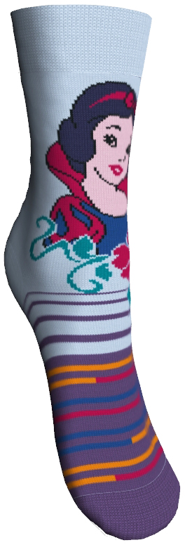 Носки12201 Носки12201Удобные носки Master Socks Disney Princess, изготовленные из высококачественного комбинированного материала, очень мягкие и приятные на ощупь, позволяют коже дышать. На паголенке они оформлены изображение принцессы из мультфильмов Disney. Эластичная резинка плотно облегает ногу, не сдавливая ее, обеспечивая комфорт и удобство. Удобные и комфортные носки великолепно подойдут к любой обуви.