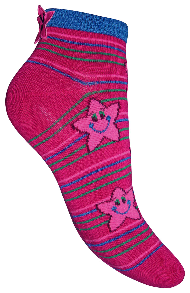 Носки для девочки Sunny Kids. 82610_звезды82610 Носки для девочки Sunny Kids. 82610_звезды82610Детские носки Master Socks Sunny Kids изготовлены из высококачественных материалов. Ткань очень мягкая и тактильно приятная. Содержание бамбука в составе обеспечивает высокую прочность, эластичность и воздухопроницаемость. Изделие хорошо стирается, длительное время сохраняет привлекательный внешний вид. Эластичная резинка мягко облегает ножку ребенка, обеспечивая удобство и комфорт. Укороченная модель оформлена принтом в полоску и изображением забавных звездочек. Украшены носочки аппликацией в виде звездочек. Красивые и удобные носочки станут отличным дополнением к детскому гардеробу! Уважаемые клиенты! Размер, доступный для заказа, является длиной стопы.