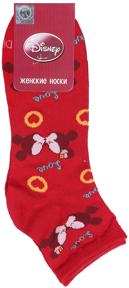 Носки женские Disney. 1586115861 Носки женские Disney. 1586115861Удобные укороченные носки Master Socks, изготовленные из высококачественного комбинированного материала, очень мягкие и приятные на ощупь, позволяют коже дышать. Эластичная резинка плотно облегает ногу, не сдавливая ее, обеспечивая комфорт и удобство. Носки оформлены принтом с изображением героев мультфильма. Практичные и комфортные носки великолепно подойдут к любой вашей обуви.