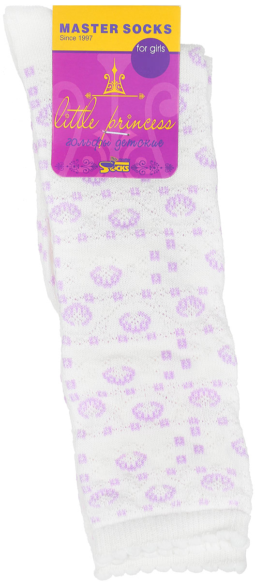 Гольфы83000 Гольфы83000Гольфы для девочки Master Socks Little Princess выполнены из мягкого эластичного материала. Изделие приятное на ощупь, хорошо пропускает воздух. Эластичная резинка с фигурным краем мягко облегает ножку ребенка, создавая удобство и комфорт. Усиленные пятка и мысок обеспечивают надежность и долговечность. Гольфы оформлены красивыми рельефными рисунками. Гольфы станут отличным дополнением к гардеробу маленькой модницы! Уважаемые клиенты! Размер, доступный для заказа, является длиной стопы.
