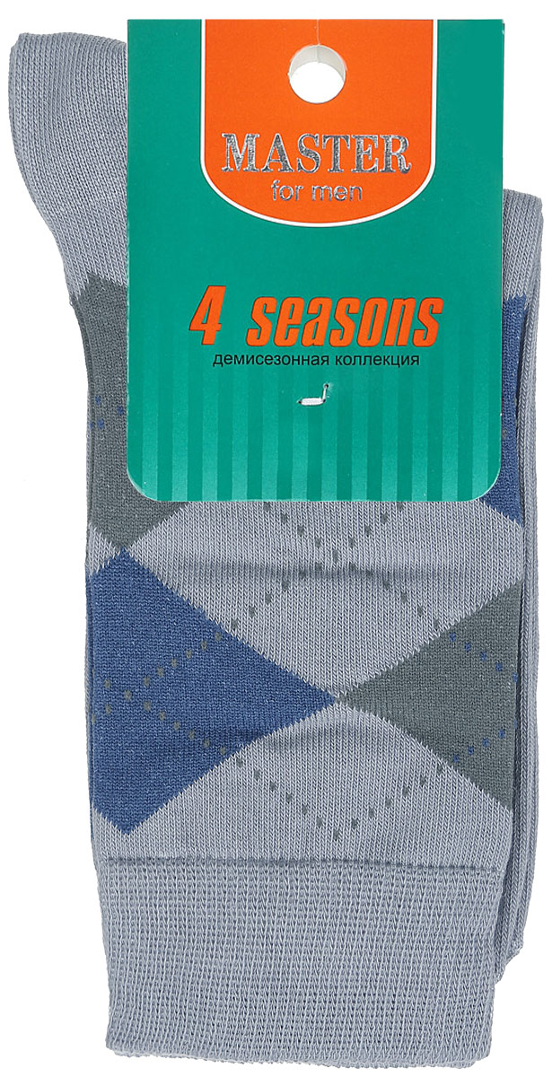 Носки58032 Носки58032Удобные носки Master Socks, изготовленные из высококачественного комбинированного материала, очень мягкие и приятные на ощупь, позволяют коже дышать. Эластичная резинка плотно облегает ногу, не сдавливая ее, обеспечивая комфорт и удобство. Носки с паголенком классической длины оформлены орнаментом в ромбик. Практичные и комфортные носки великолепно подойдут к любой вашей обуви.