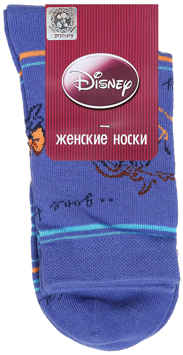 Носки женские Disney. 15100_иа15100 Носки женские Disney. 15100_иа15100Удобные носки Master Socks, изготовленные из высококачественного комбинированного материала, очень мягкие и приятные на ощупь, позволяют коже дышать. Эластичная резинка плотно облегает ногу, не сдавливая ее, обеспечивая комфорт и удобство. Носки оформлены принтом с изображением героев мультфильма. Практичные и комфортные носки великолепно подойдут к любой вашей обуви.