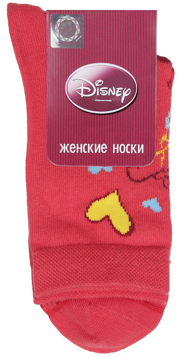 Носки женские Disney. 15100_вини15100 Носки женские Disney. 15100_вини15100Удобные носки Master Socks, изготовленные из высококачественного комбинированного материала, очень мягкие и приятные на ощупь, позволяют коже дышать. Эластичная резинка плотно облегает ногу, не сдавливая ее, обеспечивая комфорт и удобство. Носки оформлены принтом с изображением героев мультфильма. Практичные и комфортные носки великолепно подойдут к любой вашей обуви.