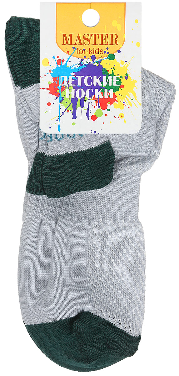 Носки52056 Носки52056Спортивные детские носки Master Socks изготовлены из натурального хлопка и полиамида. Ткань легкая, тактильно приятная, хорошо пропускает воздух. Короткая модель носков имеет эластичную резинку с фигурным краем, которая мягко облегает ножку ребенка, обеспечивая удобство и комфорт. Изделие оформлено надписями. Удобные и прочные носочки станут отличным дополнением к детскому гардеробу! Уважаемые клиенты! Размер, доступный для заказа, является длиной стопы.
