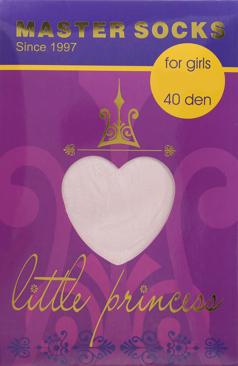 Колготки для девочки Little Princess 40. 8141681416 Колготки для девочки Little Princess 40. 8141681416Классические детские колготки Master Socks Little Princess 40 изготовлены специально для девочек. Колготки средней плотности с узором в виде цветов и бабочек имеют широкую резинку и комфортные мягкие швы. Элегантные и комфортные, эти колготки равномерно облегают ножки, не сдавливая и не доставляя дискомфорта. Эластичные швы и мягкая резинка на поясе не позволят колготам сползать и при этом не будут стеснять движений. Входящие в состав ткани полиамид и эластан предотвращают растяжение и деформацию после стирки. Классические колготки - это идеальное решение на каждый день для прогулки, школы, яслей или садика. Такие колготки станут великолепным дополнением к гардеробу вашей красавицы.