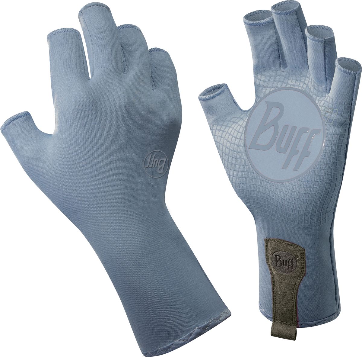 Перчатки для рыбалкиWatter Gloves Glacier Blue Перчатки для рыбалкиWatter Gloves Glacier BlueТехнологичные рыболовные перчатки с фактором защиты от солнца UPF 50+, прекрасно дышат. Выполнены из прочной стрейтчевой ткани. Повторяют все изгибы кисти. Ладонь перчатки покрыта силиконовым принтом. Пальцы перчатки отрезаны на 3/4. Удлиненная манжета. Состав: 95% нейлон, 5% лайкра; принт на ладони: 100% силикон, трикотаж