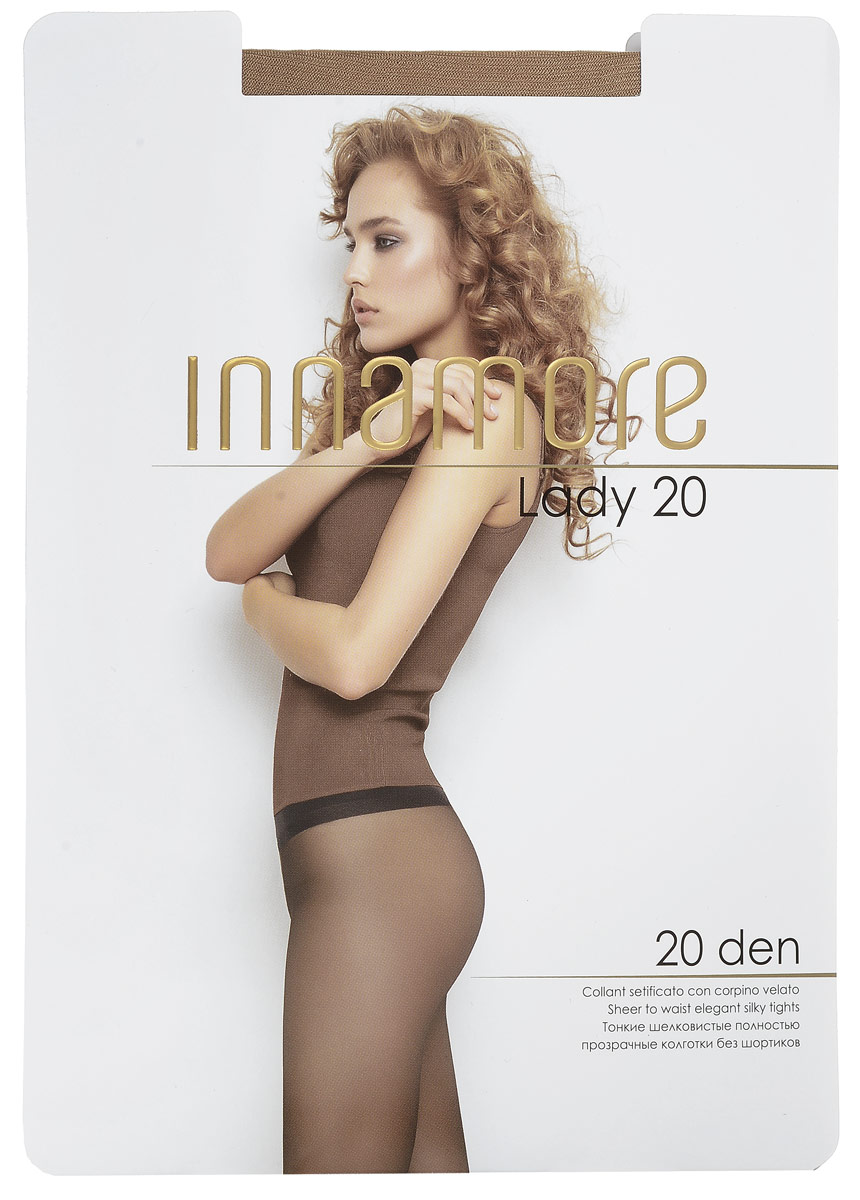 Колготки женские Lady 20. 5386853868 Колготки женские Lady 20. 5386853868Стильные классические колготки Innamore Lady 20, изготовленные из эластичного полиамида, идеально дополнят ваш образ и подчеркнут элегантность и стиль. Тонкие шелковистые колготки легко тянутся, что делает их комфортными в носке. Гладкие и мягкие на ощупь, они имеют анатомическую ластовицу, плоские швы, комфортный широкий пояс и укрепленный прозрачный мысок. Идеальное облегание и комфорт гарантированы при каждом движении. Плотность: 20 den.