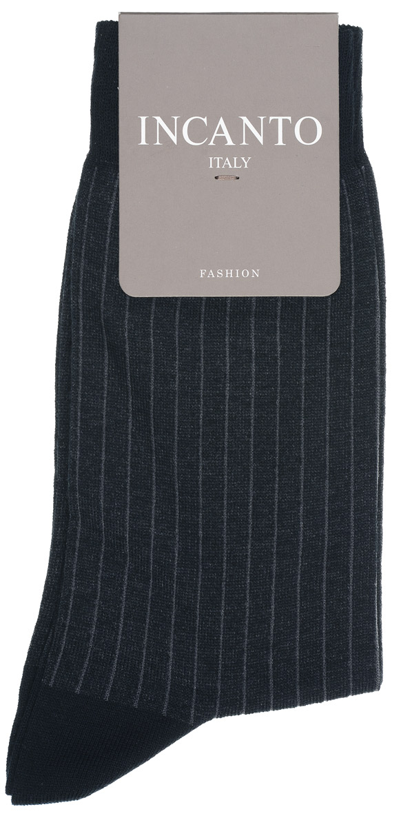 НоскиBU733038 НоскиBU733038Мужские носки Incanto Fashion изготовлены из хлопка с добавлением полиамида. Материал тактильно приятный, хорошо пропускает воздух. Носки дополнены эластичной резинкой, не сдавливающей ногу. Усиленные пятка и мысок обеспечивают надежность и долговечность. Оформлено изделие принтом в полоску. Удобные и комфортные носки станут отличным дополнением к вашему гардеробу!
