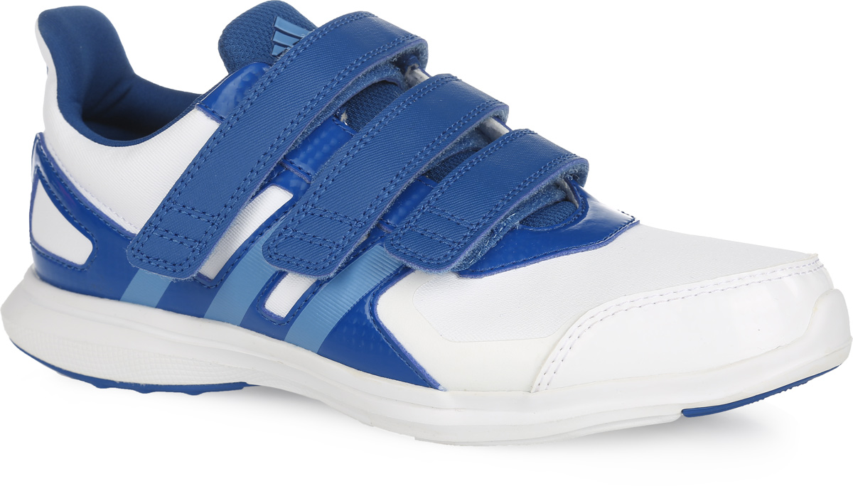 КроссовкиAF4500 КроссовкиAF4500Легкие кроссовки для бега от adidas Performance Hyperfast 2.0 cf k придутся по душе вашему ребенку. Модель с укрепленным мыском для лучшей износостойкости выполнена из плотного текстильного материала и дополнена вставками из искусственной кожи разной фактуры для дополнительной поддержки. Обувь оформлена голографическим эффектом, с одной из боковых сторон - перфорацией, с другой - фирменными полосками, на язычке - логотипом бренда. Ремешки на удобных застежках-липучках надежно зафиксируют обувь на ноге. Текстильная подкладка и мягкий манжет предотвратят натирание и гарантируют уют. Стелька OrthoLite, изготовленная из ЭВА материала с текстильным верхним покрытием, обеспечивает хорошую вентиляцию и защищает от образования бактерий, грибка и неприятного запаха. Легкая промежуточная подошва из ЭВА предназначена для лучшей амортизации. Специальный материал ультрагибкой подошвы non-marking не оставляет следов на поверхностях. А благодаря его прочности, обувь...